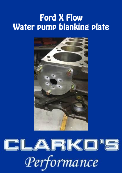 Ford X flow water pump plate blanks